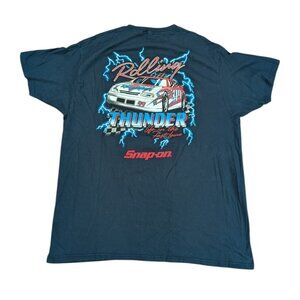 Snap On Tools Rolling Thunder T-Shirt X-Large NASCAR Life In The Fast Lane XL